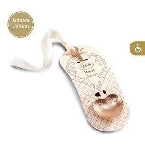 (3/30$) Sabon Limited Edition Gold Heart Spoon